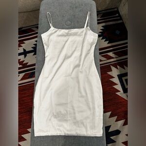 Elegant White Slip Dress, size S